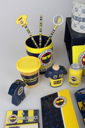 x Dekomus Lisanslı Fenerbahçe 1907 Desk Collection 30 Parça Kırtasiye ve Hobi Seti Kupa,Bardak Altlığı,Efsane Formalar Boyama Kitabı