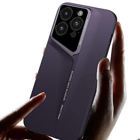Apple iPhone 14 Pro Max Uyumlu Kılıf Ultra İnce Kamera Korumalı Sert Rubber Safety Telefon Kılıfı