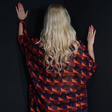 PAREDORA Vintage Çok Renkli Kimono Pareo