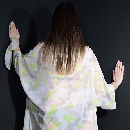 PAREDORA Soft Kamuflaj Kimono Pareo