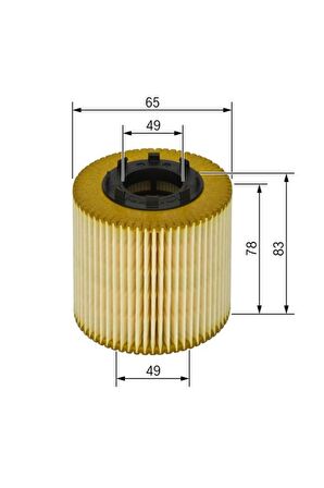 Prcknt - 0986tf0029 Yağ Filtresi Albea-doblo-palıo-fıorıno-grande Punto 1.3 Jtd 03 -combo 1.3 C..
