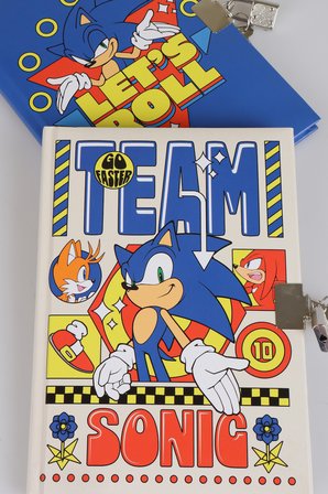 x Dekomus "Speed Force Collection" Lisanslı Sonic Kilitli Hatıra Defteri