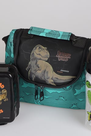  x Dekomus "T-Rex Force Collection" Jurassıc World Lisanslı Beslenme Çantası,Matara ve Beslenme Kabı Seti