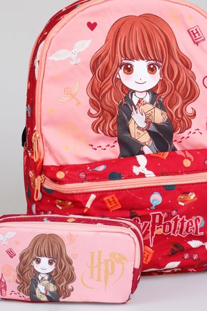  x Dekomus "Magic Girl Collection" Hermione Granger Lisanslı Ortopedik İlkokul ve Kalem Çantası Seti