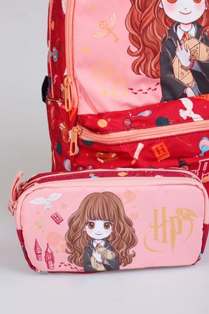  x Dekomus "Magic Girl Collection" Hermione Granger Lisanslı Ortopedik İlkokul ve Kalem Çantası Seti