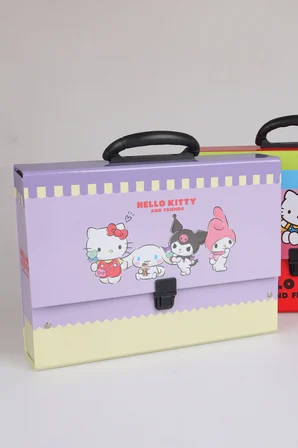 x Dekomus Lisanslı "Happy Friends Collection" Hello Kitty Saplı Çanta Tekli