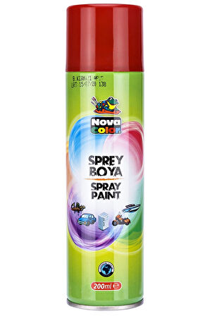 Nova Color Sprey Boya 200 Ml Kırmızı