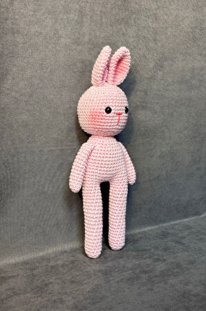 Uretti - Esra 6723 - El Örgüsü Amigurumi Oyuncak Tavşan - 26 x 10 cm