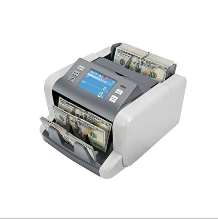 Bill Counter HL-P80 Karışık Para Sayma Makinesi 6 Ülke Para Birimi TL, USD, EURO,GBP, CHF, RUB