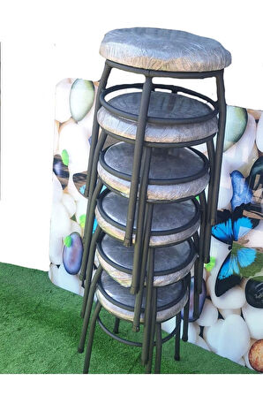 6'lı Tabure Statik Ayaklı