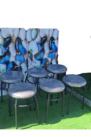 6'lı Tabure Statik Ayaklı