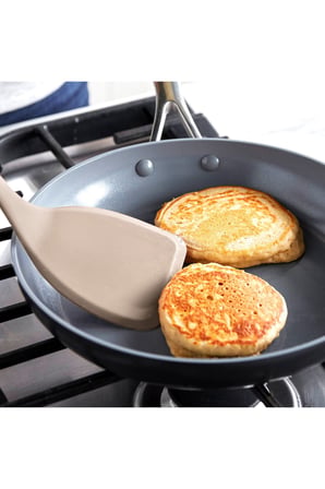  GreenPan Silikon Lasanya Spatula Bej | Platinum Silicone | BPA İçermez | 200°C Isıya Dayanıklı |