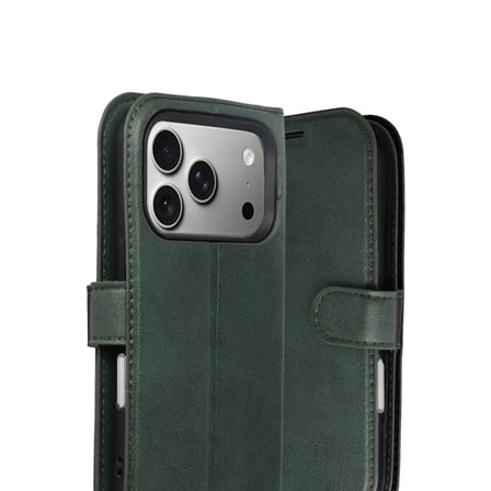 Apple iPhone 17 Pro Trend S Plus Kapaklı Kılıf - Yeşil