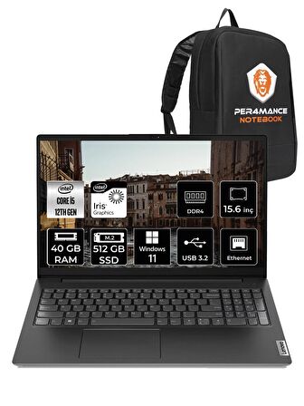 Lenovo V15 G3 i5-1235U 40GB 512GB SSD 15.6" FHD W11 HOME 82TT008PTX & PER4 ÇANTA