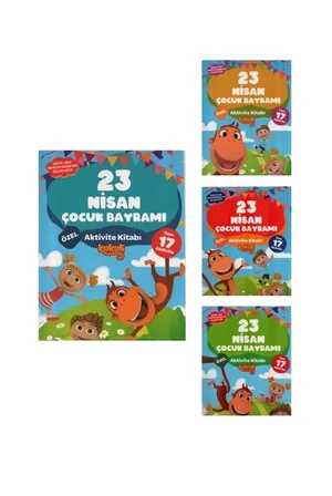3-6 Yaş Çocuklar İçin 23 Nisan Çocuk Bayramı Aktivite Kitapları