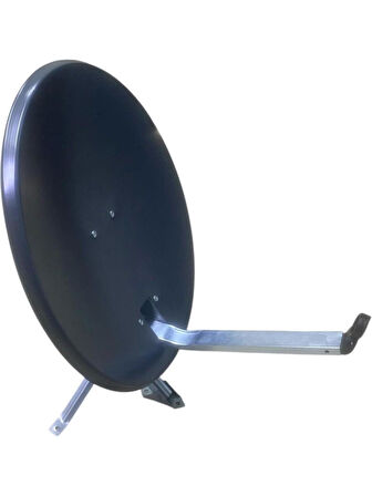 Kalın Saclı Siyah 70 cm Uydu Çanak Anteni
