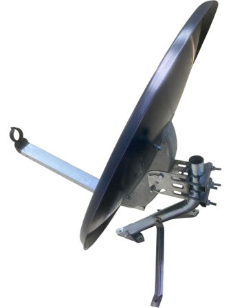 Kalın Saclı Siyah 70 cm Uydu Çanak Anteni