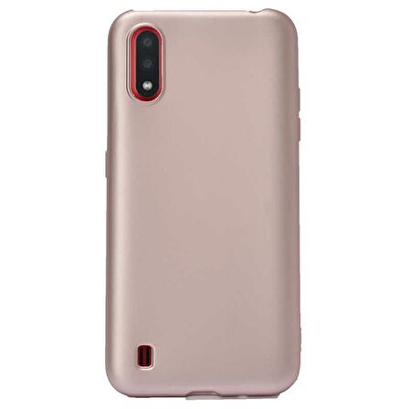 Gpack Samsung Galaxy A01 Kılıf Premier Silikon Esnek Koruma