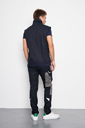  Orange Safety Lacivert Takım Mısır Harman Karışımı Yelek + Pantolon