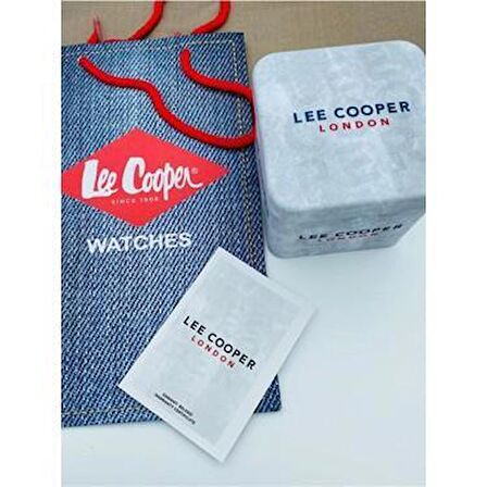 Lee Cooper beyaz kadranlı çelik kadın kol saati LCR.LMG.07055.230