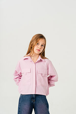 Kız Çocuk Gizli Patlı Gömlek 3161