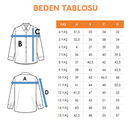 Kız Çocuk Gizli Patlı Gömlek 3161