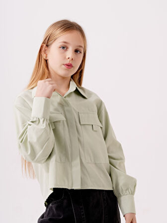 Kız Çocuk Gizli Patlı Gömlek 3161