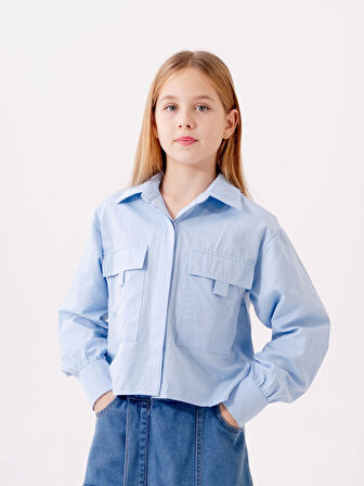 Kız Çocuk Gizli Patlı Gömlek 3161