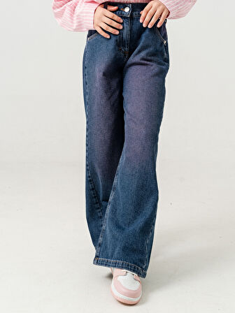 Kız Çocuk İspanyol Kot Pantolon 2190