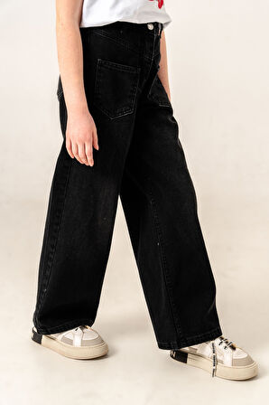 Kız Çocuk Ön Cepli Kot Pantolon 2179