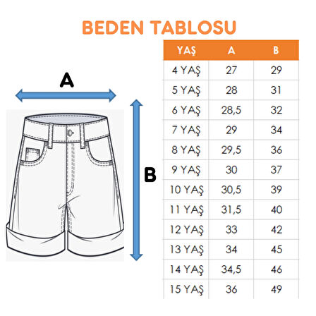 Kız Çocuk Taşlı Şort Etek 2863
