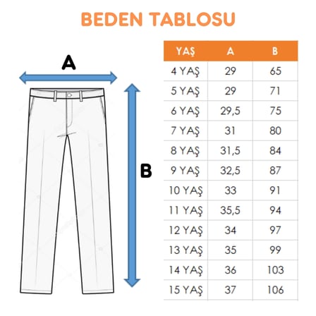 Kız Çocuk Tünelli Keten Pantolon 2570