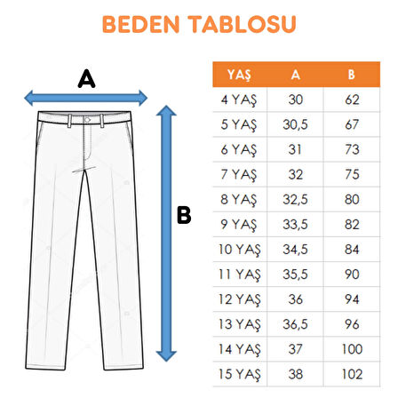 Kız Çocuk Yan Paça Büzgülü Pantolon 2559