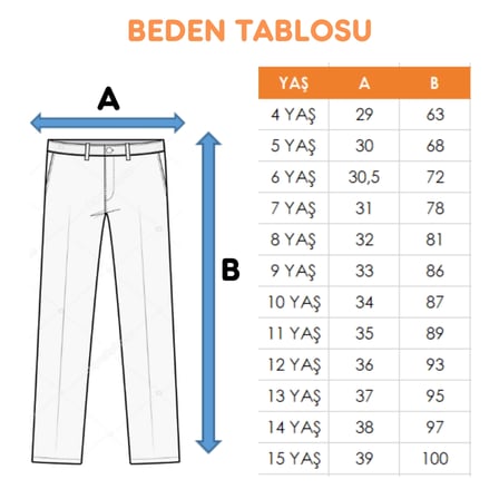 Kız Çocuk Zincirli Kargo Keten Pantolon 2569