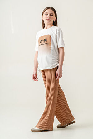 Kız Çocuk Mıu Taşlı İkili Dokuma Takım G-7276