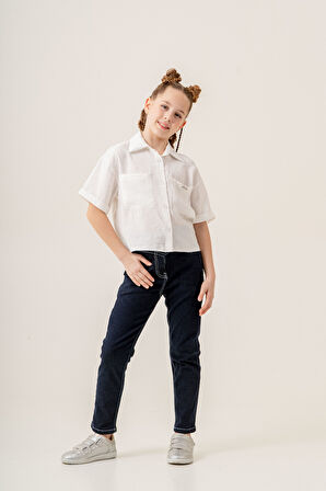 Kız Çocuk Duble Kol Gömlek 3169