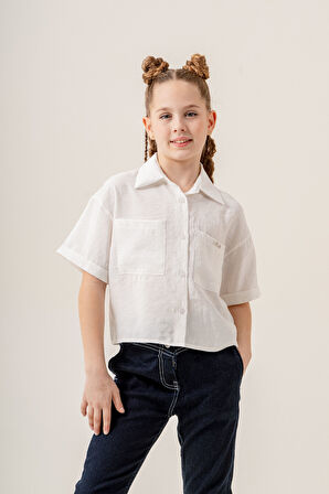 Kız Çocuk Duble Kol Gömlek 3169