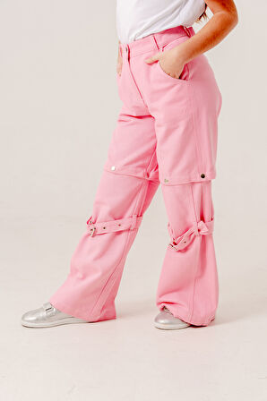 Kız Çocuk Şort Keten Pantolon 2568