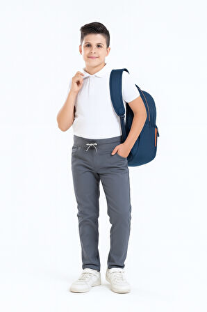 Erkek Çocuk Kaşkorseli Okul Pantolonu G2025
