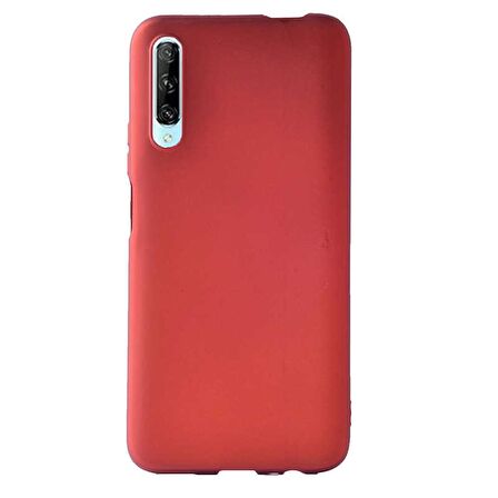 Gpack Huawei P Smart Pro 2019 Kılıf Premier Silikon Mat SiyahNano Glass
