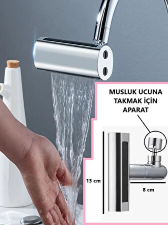 Musluk Çeşme Başlığı Ucu Banyo Mutfak Perlatörü Musluk Eviye Lavabo Bataryası Akrobat Perlatör 