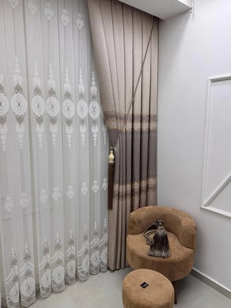 NİVEMESHOME MASAL  1/3 SIK PİLELİ TÜL PERDE APM