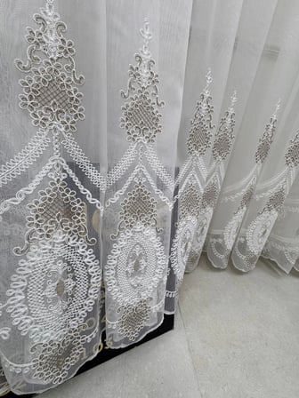 NİVEMESHOME MASAL  1/3 SIK PİLELİ TÜL PERDE APM