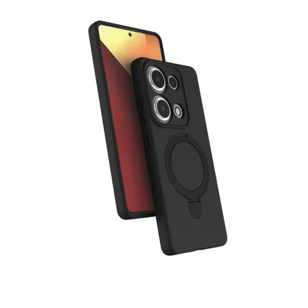 Xiaomi Redmi Note 13 Pro 4G Regal Magsafe Standlı Kapak - Siyah