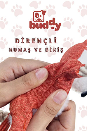 Peluş Kızıl Tilki - Çiğnemeye Karşı Dirençli