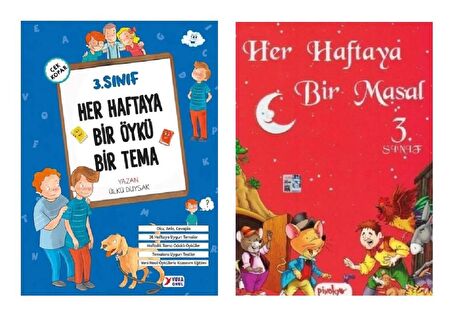 Yuva 3. Sınıf Her Haftaya Bir Öykü Bir Tema + Her Haftaya Bir Masal (2 Kitap)