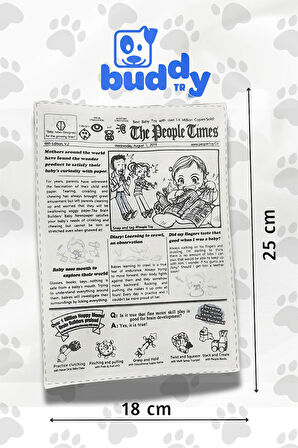 Daily Pawpaper - Hışırtılı Gazete Köpek Oyuncağı