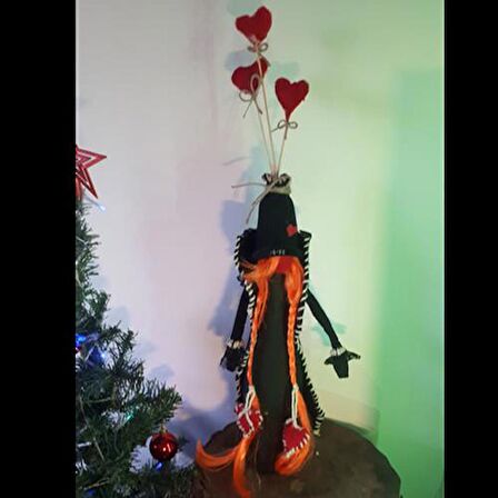 himarry Şans cücesi 60 cm kızıl saçlı kız hediyelik