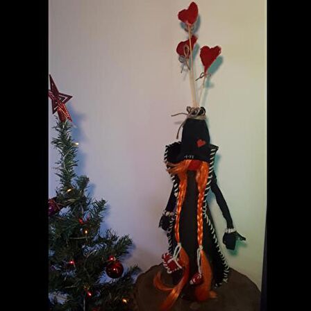 himarry Şans cücesi 60 cm kızıl saçlı kız hediyelik