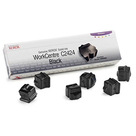 Xerox Workcentre C2424-108R00664 Siyah Orijinal Katı Mürekkep Altılı